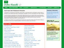 Tablet Screenshot of jobsinsaudi.info
